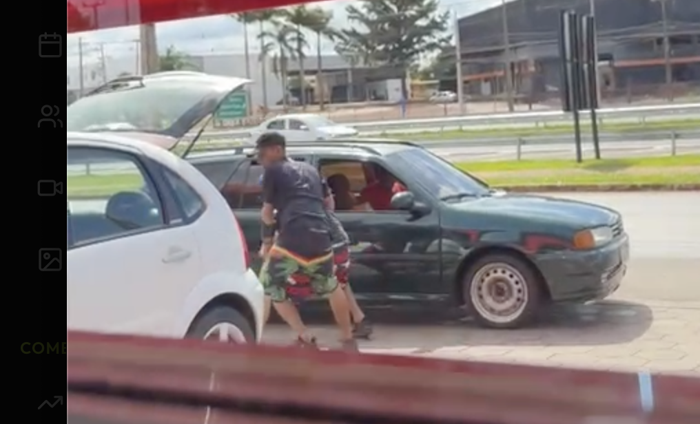 Flagrante de assalto no estacionamento de Posto de Combustíveis, na marginal da BR-277 em Foz