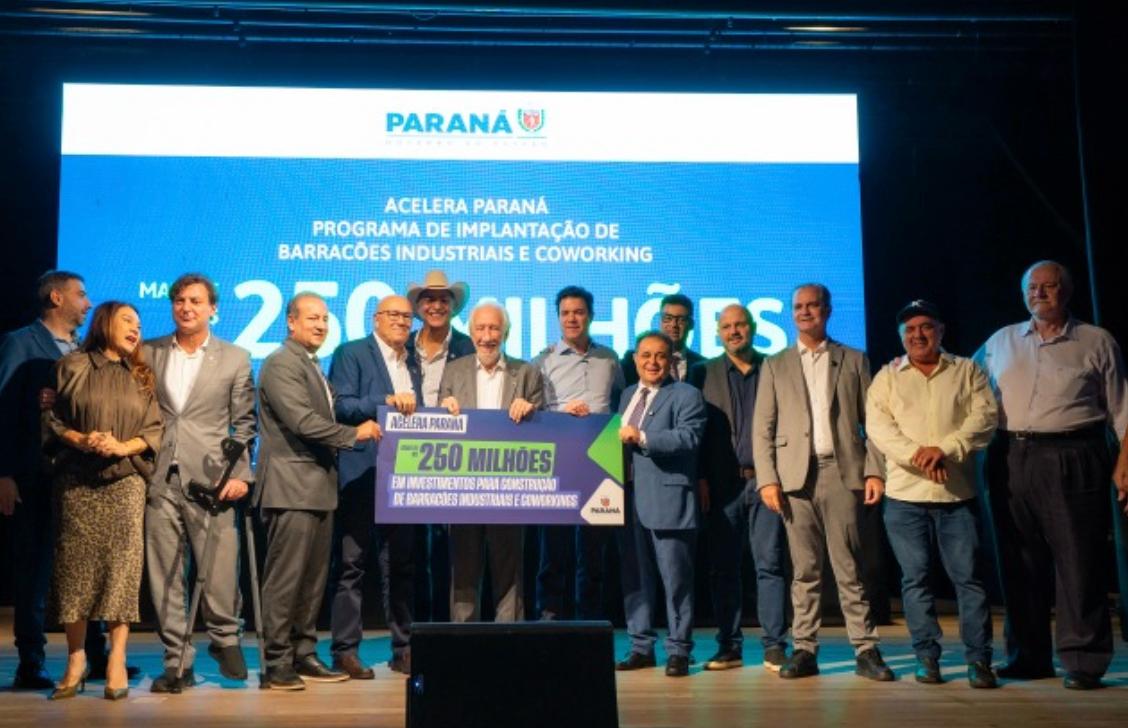 Paraná investe R$ 255 milhões em barracões industriais e coworkings; Foz do Iguaçu será contemplada
