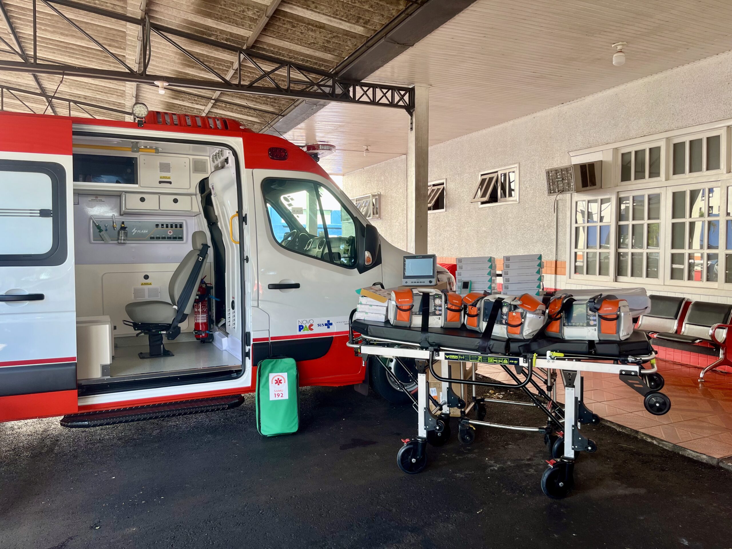 SAMU recebe novos equipamentos e amplia capacidade de atendimento em Foz do Iguaçu