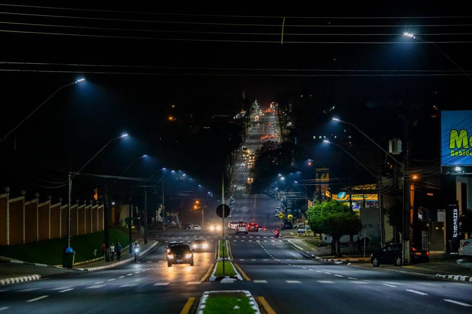 Foz terá nova iluminação pública e inicia troca de luminárias por LED