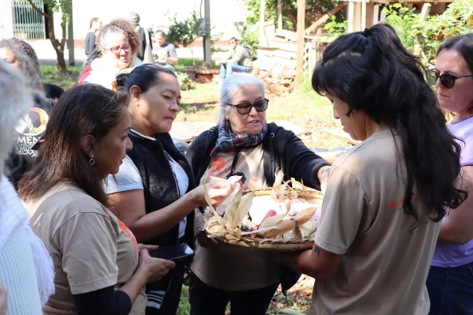 Agrofloresta do projeto Rumos recebe representantes nacionais da agroecologia em Foz do Iguaçu