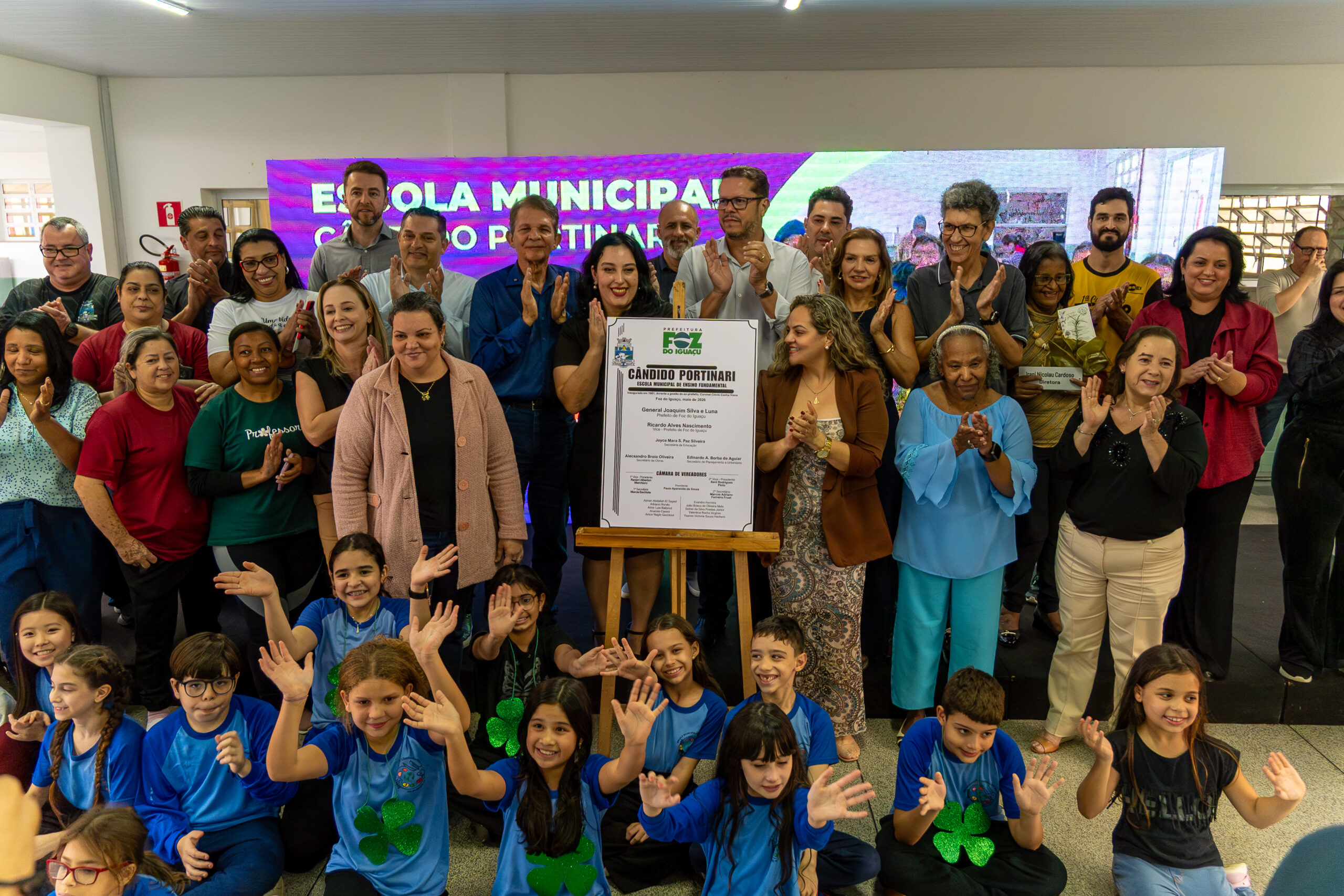 Nova sede da Escola Municipal Cândido Portinari é entregue oficialmente em Foz do Iguaçu