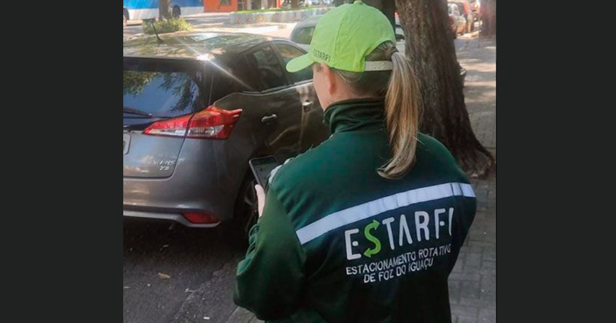 Estarfi em Foz do Iguaçu deixa de emitir aviso em papel; motoristas deverão consultar aplicativo
