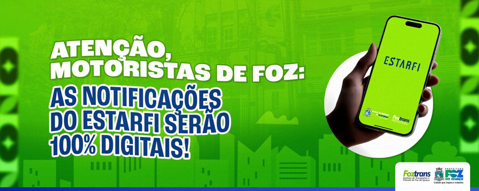 ESTARFI passa a utilizar notificações digitais e encerra emissão de avisos em papel