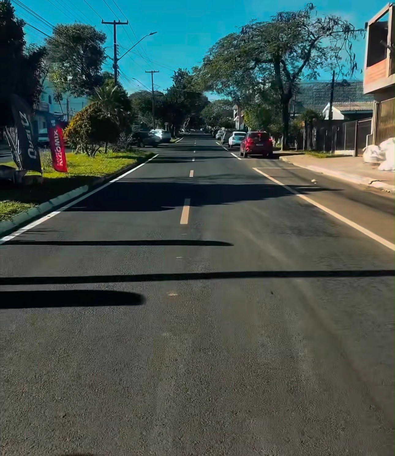 Avenida Mário Filho tem 3,5 quilômetros totalmente recapeados no Morumbi, em Foz do Iguaçu