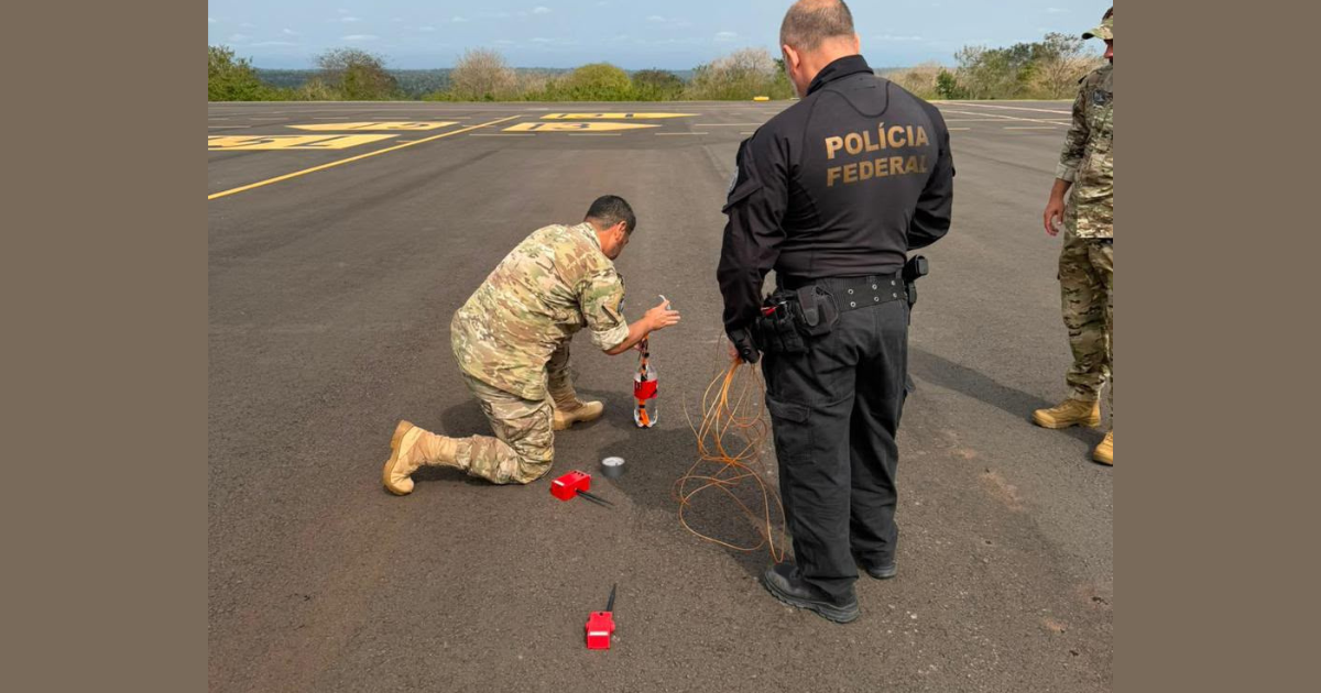 Simulado de ameaça de bomba mobiliza Polícia Federal e BOPE no Aeroporto de Foz do Iguaçu