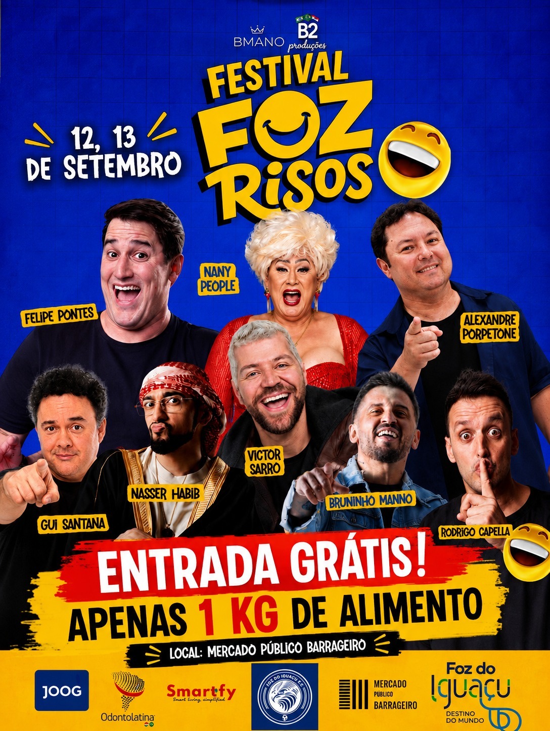 Mercado Público Barrageiro terá música, humor, oficina e bazar nesta semana