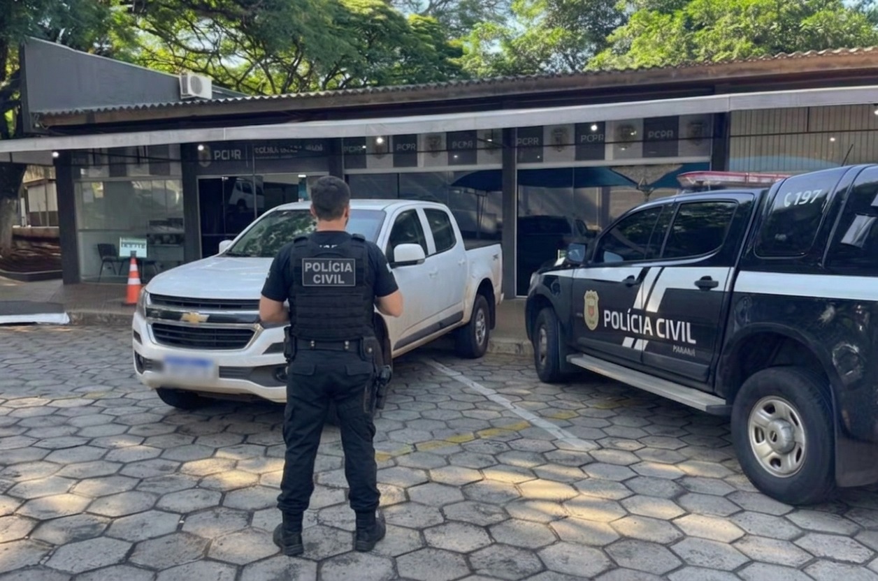 Homem simula furto de caminhonete alugada para tentar aplicar golpe em locadora e é preso em Foz