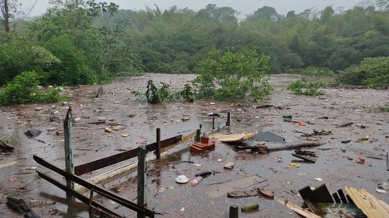 Cheia dos rios em Foz do Iguaçu
