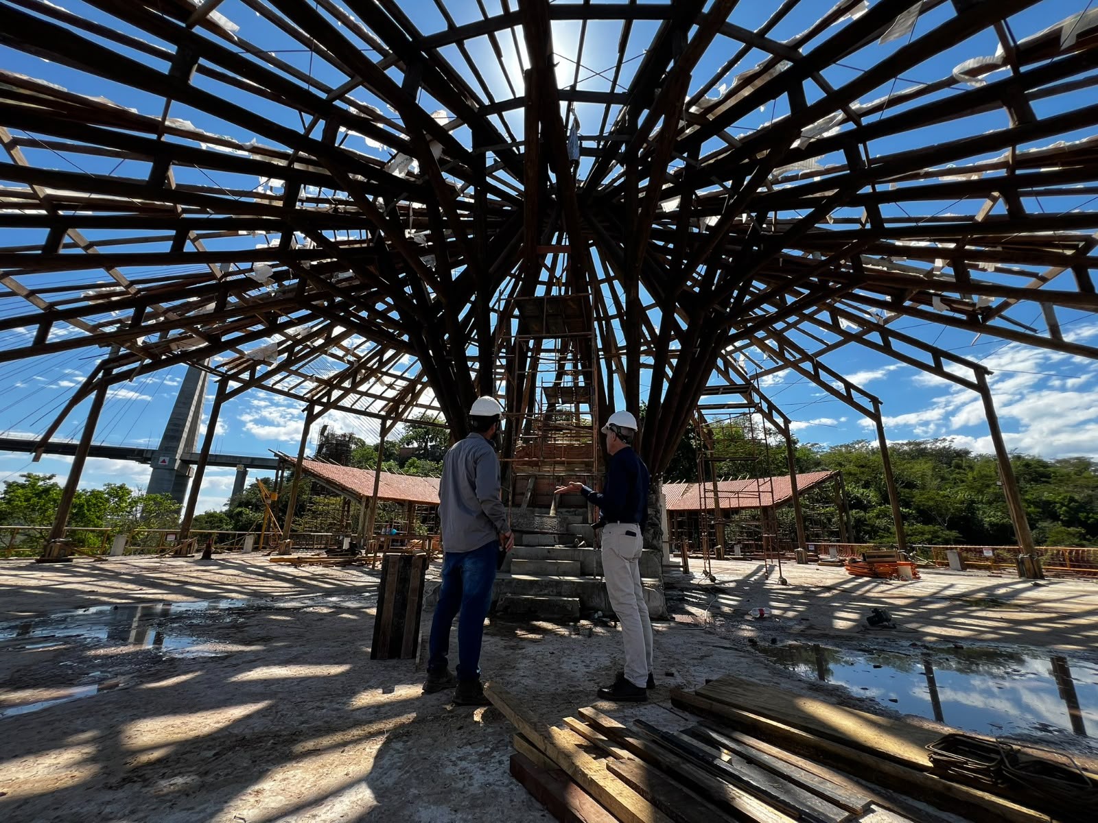 A estrutura icônica do Espaço das Américas foi preservada para manter a identidade da edificação. (Foto Izabelle Ferrari)