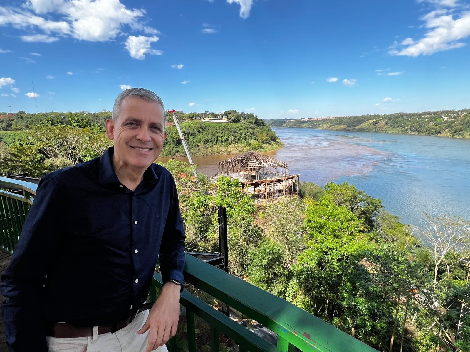 O arquiteto Alexandre Balthazar é responsável pelo projeto de revitalização do novo compleXo do Marco das Três Fronteiras. (Foto Izabelle Ferrari)